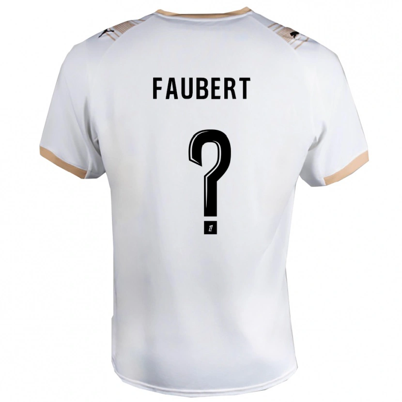 Danxen Women Noam Faubert #0 White Black Away Jersey 2025/26 T-Shirt