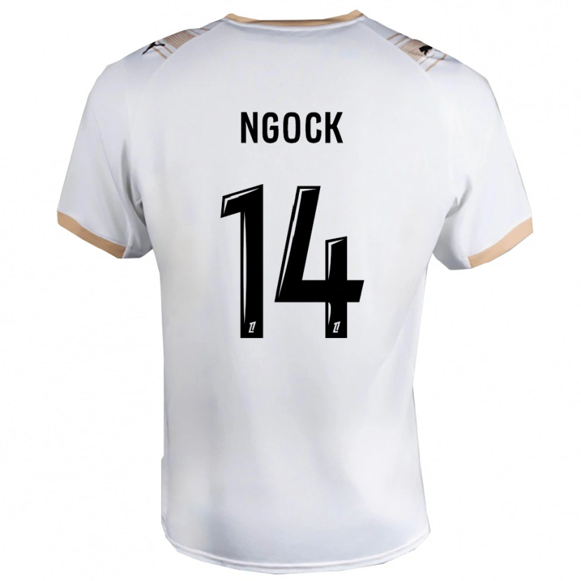 Danxen Women Monique Ngock #14 White Black Away Jersey 2025/26 T-Shirt