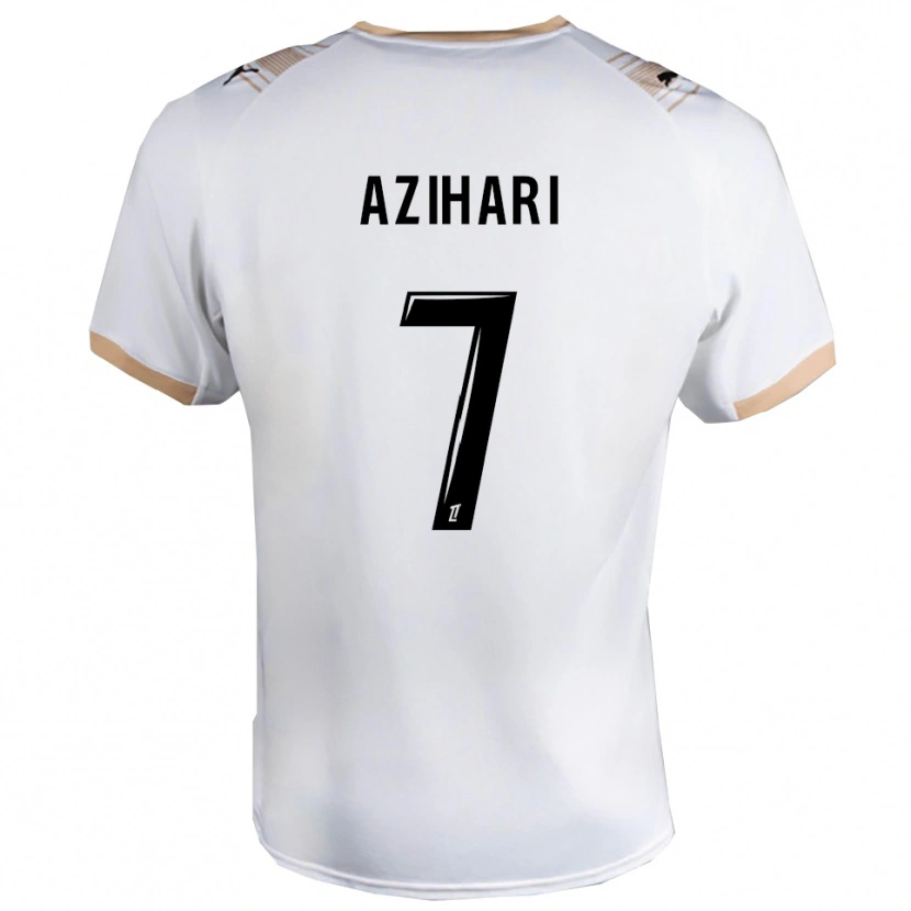 Danxen Women Yassem Azihari #7 White Black Away Jersey 2025/26 T-Shirt