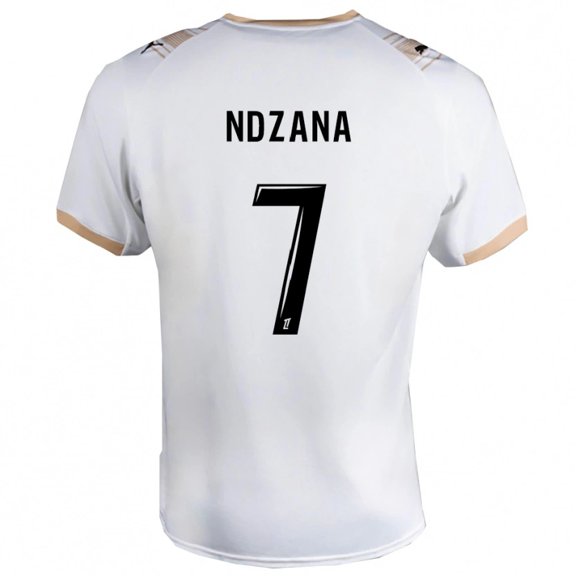 Danxen Women Colette Ndzana #7 White Black Away Jersey 2025/26 T-Shirt