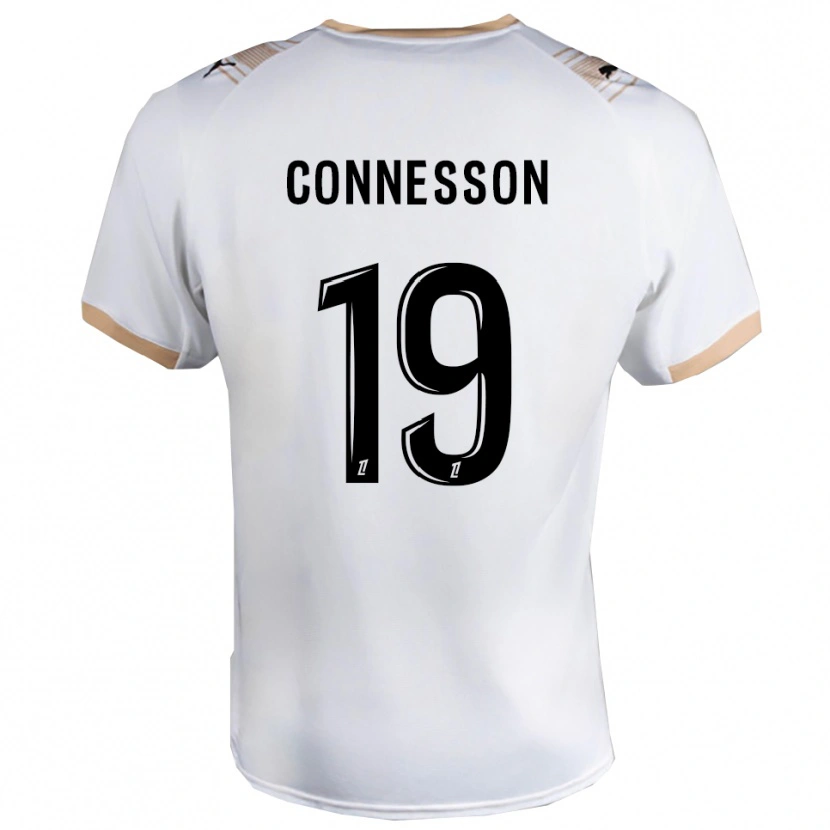 Danxen Women Adele Connesson #19 White Black Away Jersey 2025/26 T-Shirt