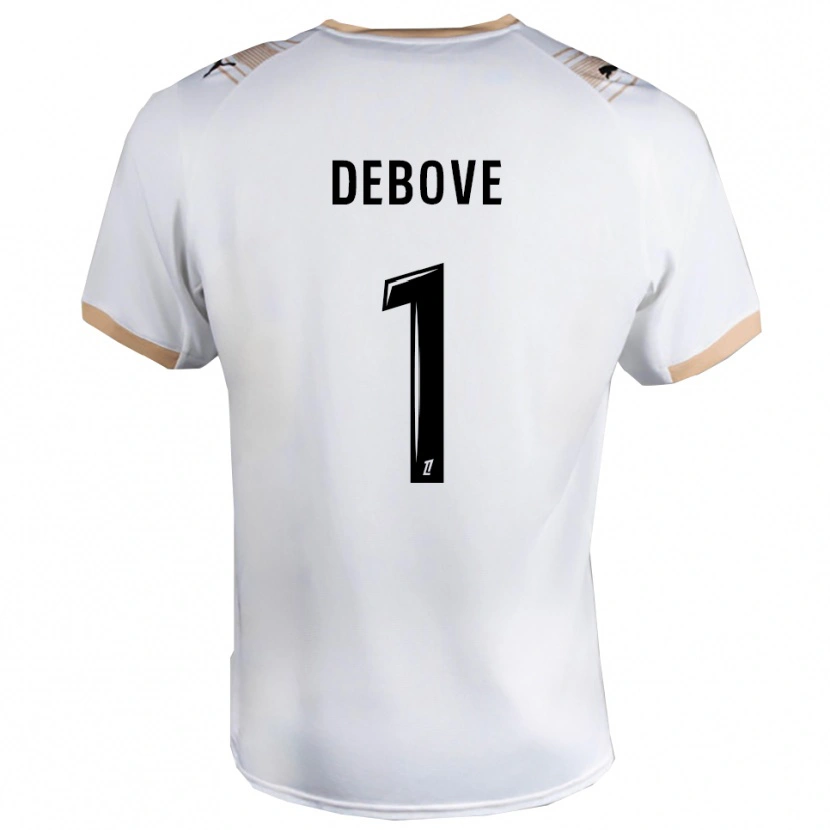 Danxen Women Maxime Debove #1 White Black Away Jersey 2025/26 T-Shirt