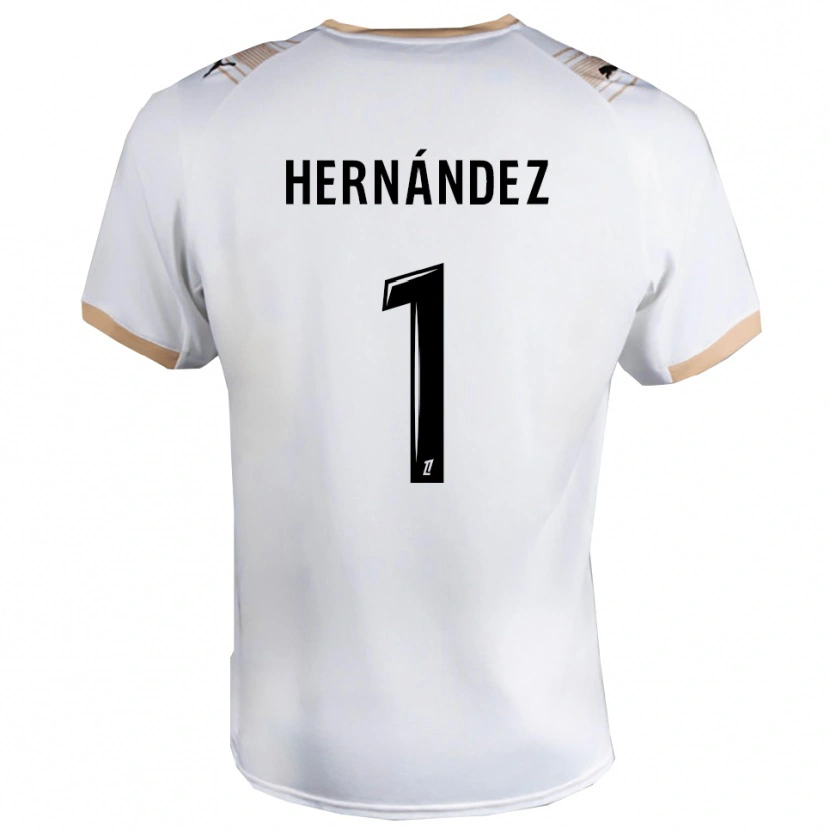 Danxen Women Melvin Hernández #1 White Black Away Jersey 2025/26 T-Shirt