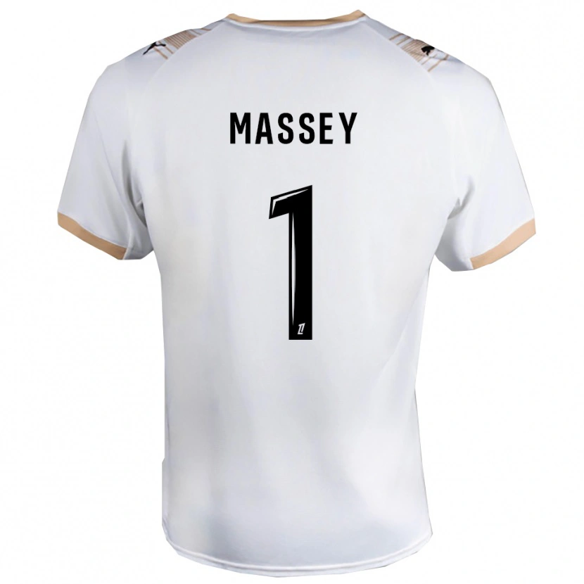 Danxen Women Kayza Massey #1 White Black Away Jersey 2025/26 T-Shirt