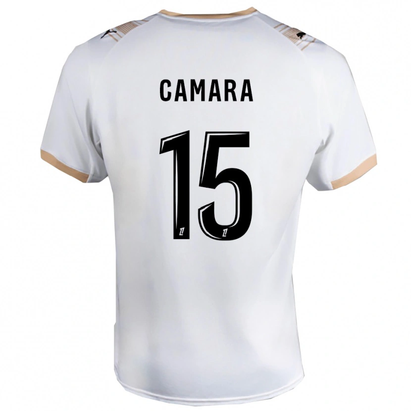 Danxen Women Condé Camara #15 White Black Away Jersey 2025/26 T-Shirt