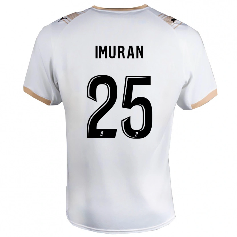 Danxen Women Rofiat Adenike Imuran #25 White Black Away Jersey 2025/26 T-Shirt