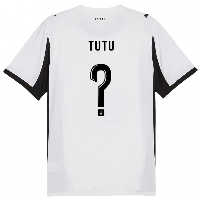 Danxen Women Gabriel Tutu #0 White Black Away Jersey 2025/26 T-Shirt