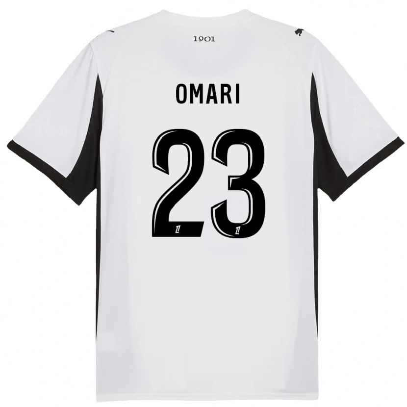 Danxen Women Warmed Omari #23 White Black Away Jersey 2025/26 T-Shirt