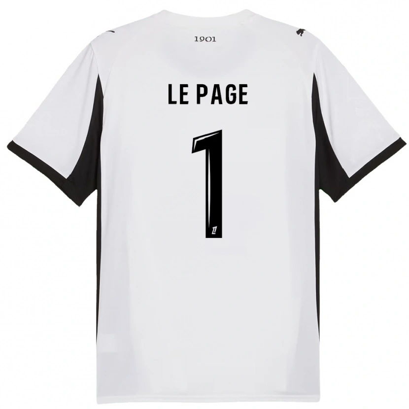Danxen Women Noé Le Page #1 White Black Away Jersey 2025/26 T-Shirt
