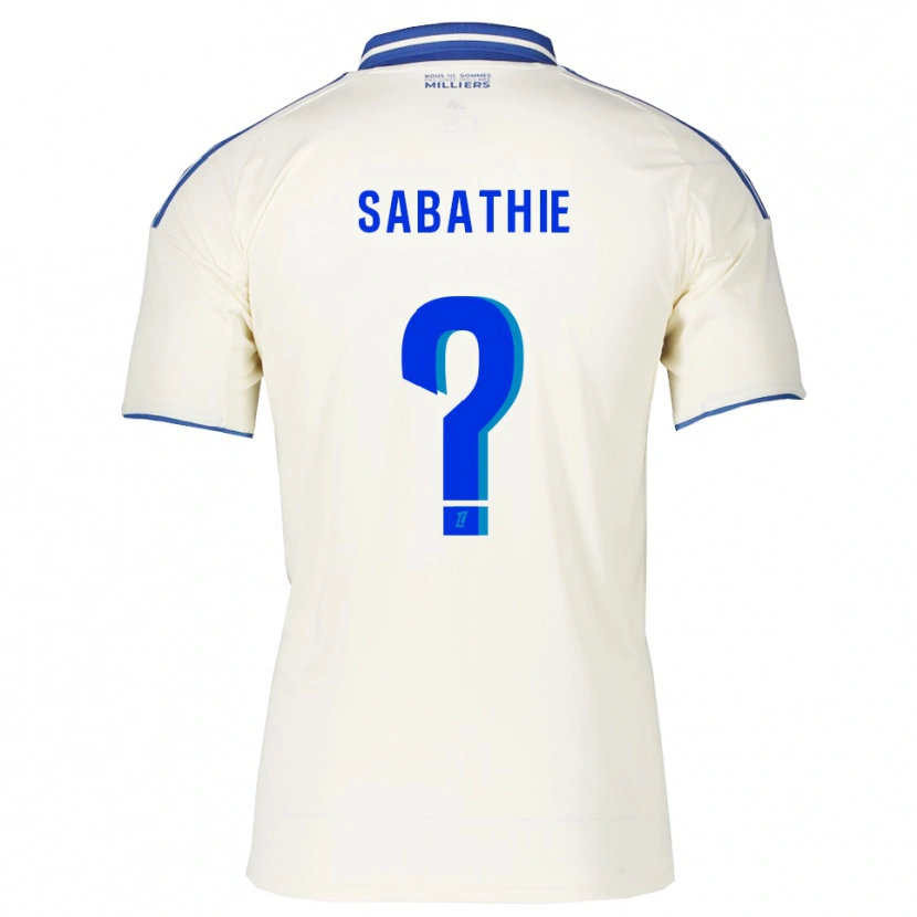 Danxen Women Gabin Sabathié #0 Champagne Blue Away Jersey 2025/26 T-Shirt