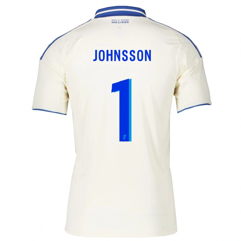 Danxen Women Karl-Johan Johnsson #1 Champagne Blue Away Jersey 2025/26 T-Shirt