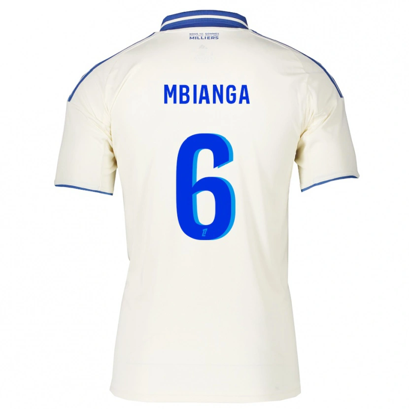 Danxen Women Yvan Mbianga #6 Champagne Blue Away Jersey 2025/26 T-Shirt