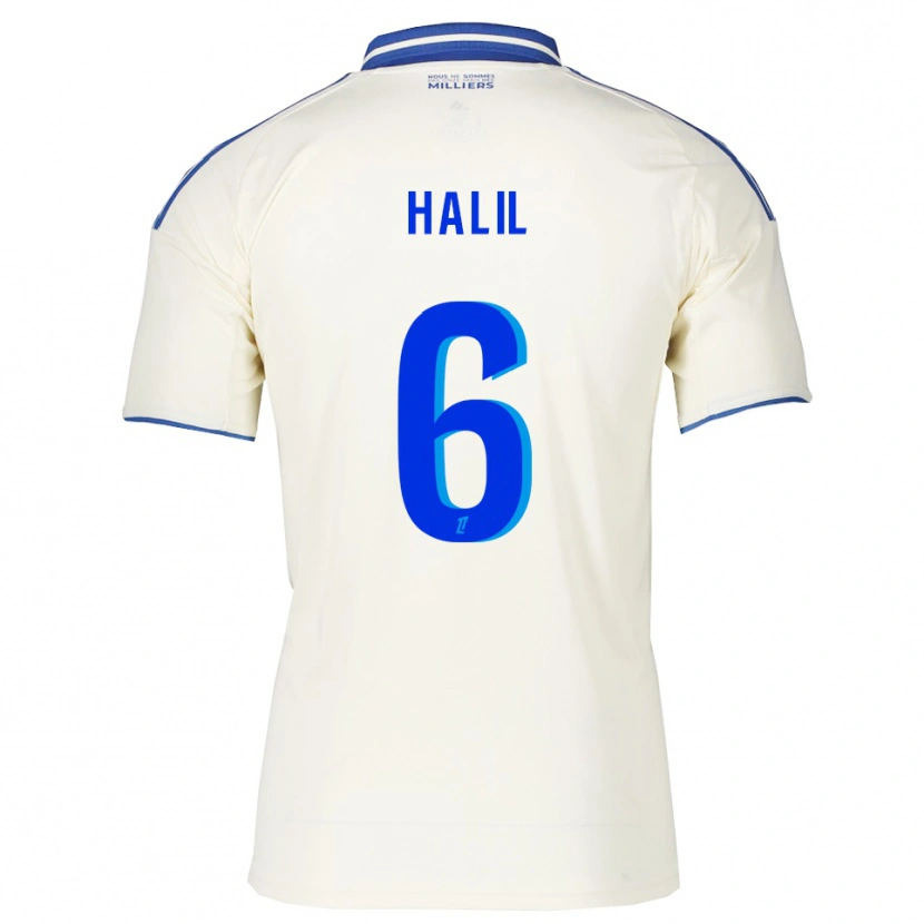 Danxen Women Fouad Halil #6 Champagne Blue Away Jersey 2025/26 T-Shirt