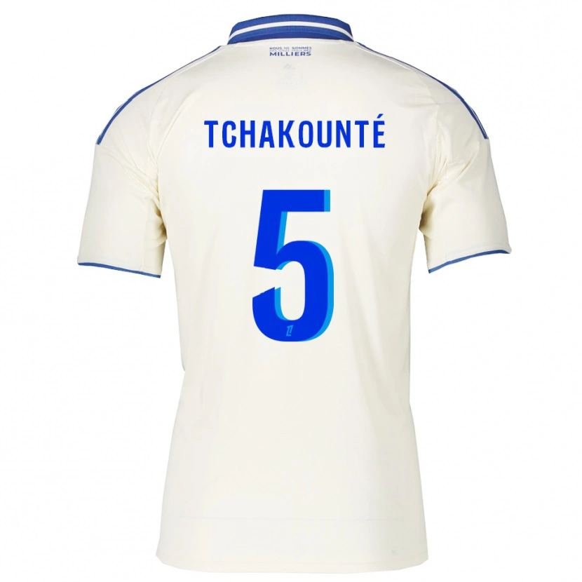 Danxen Women Anaëlle Tchakounté #5 Champagne Blue Away Jersey 2025/26 T-Shirt