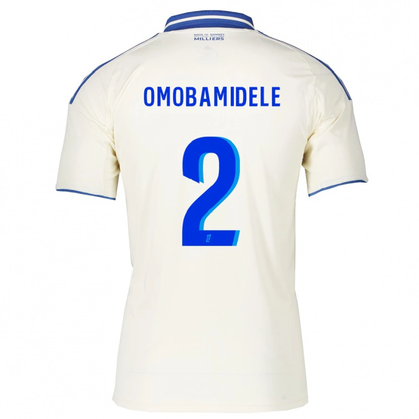 Danxen Women Andrew Omobamidele #2 Champagne Blue Away Jersey 2025/26 T-Shirt