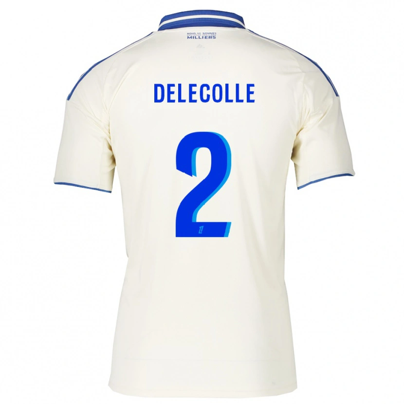 Danxen Women Timéo Delecolle #2 Champagne Blue Away Jersey 2025/26 T-Shirt