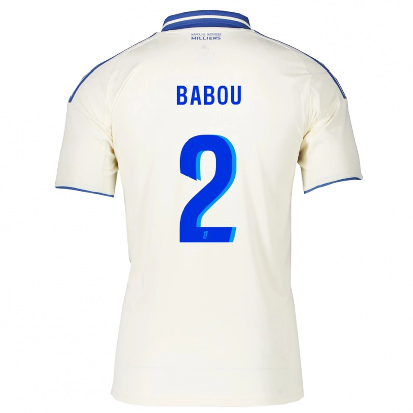 Danxen Women Marème Babou #2 Champagne Blue Away Jersey 2025/26 T-Shirt
