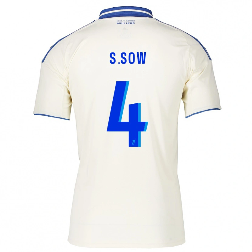 Danxen Women Saïdou Sow #4 Champagne Blue Away Jersey 2025/26 T-Shirt