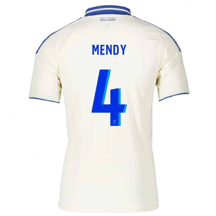 Danxen Women François Mendy #4 Champagne Blue Away Jersey 2025/26 T-Shirt