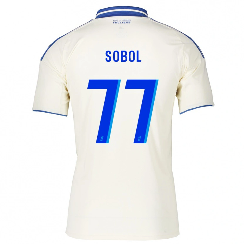 Danxen Women Eduard Sobol #77 Champagne Blue Away Jersey 2025/26 T-Shirt