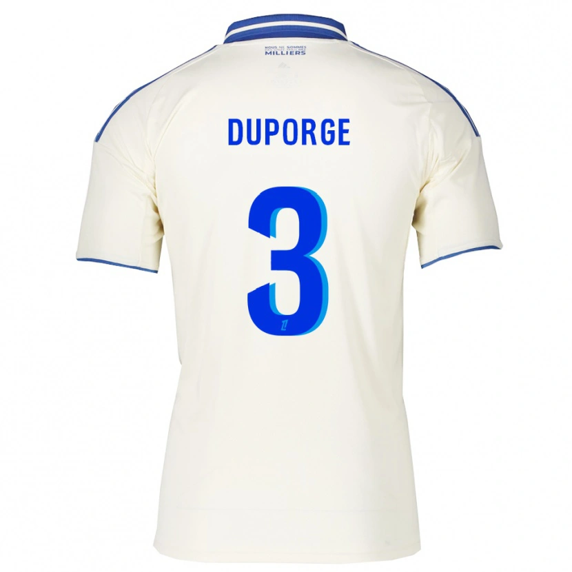 Danxen Women Morgane Duporge #3 Champagne Blue Away Jersey 2025/26 T-Shirt