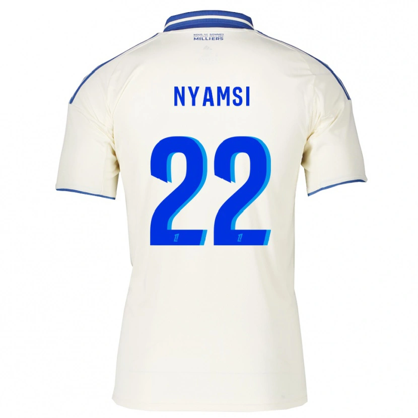 Danxen Women Gerzino Nyamsi #22 Champagne Blue Away Jersey 2025/26 T-Shirt