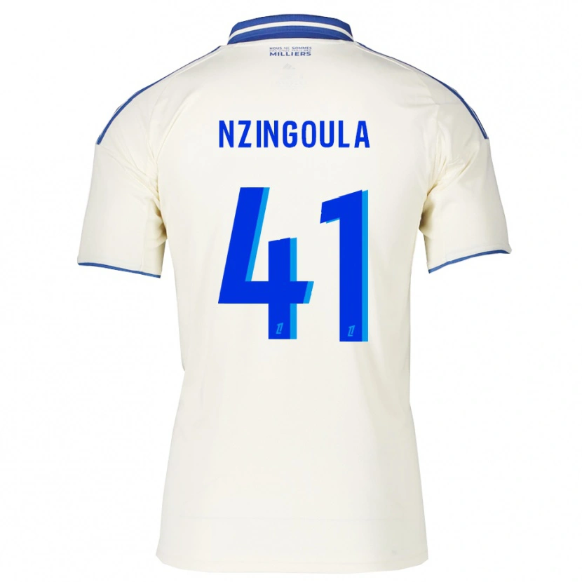 Danxen Women Rabby Nzingoula #41 Champagne Blue Away Jersey 2025/26 T-Shirt