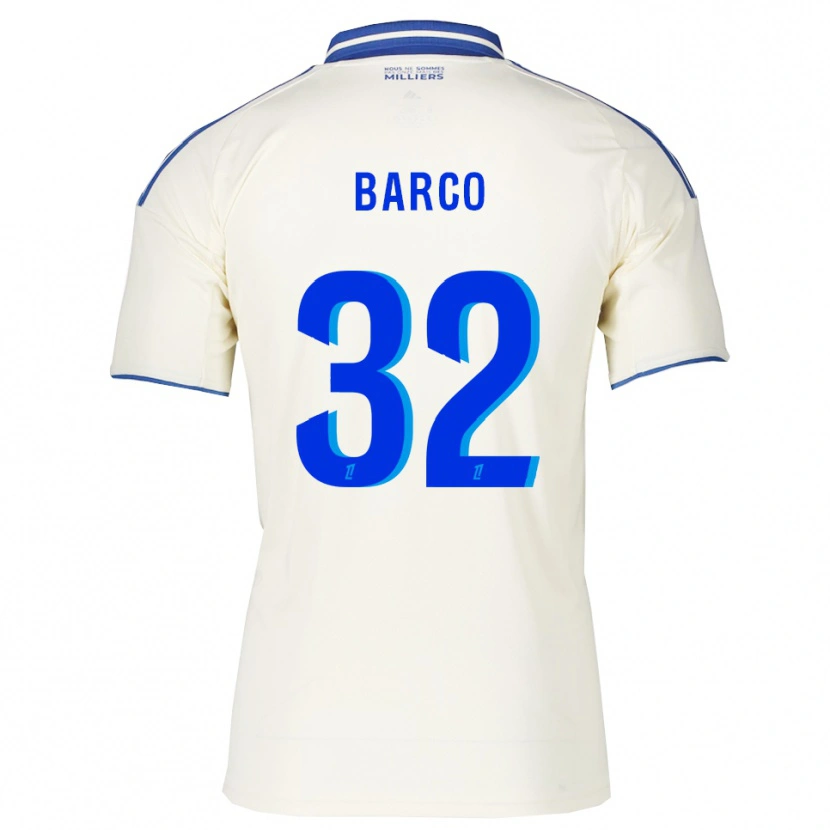 Danxen Women Valentín Barco #32 Champagne Blue Away Jersey 2025/26 T-Shirt