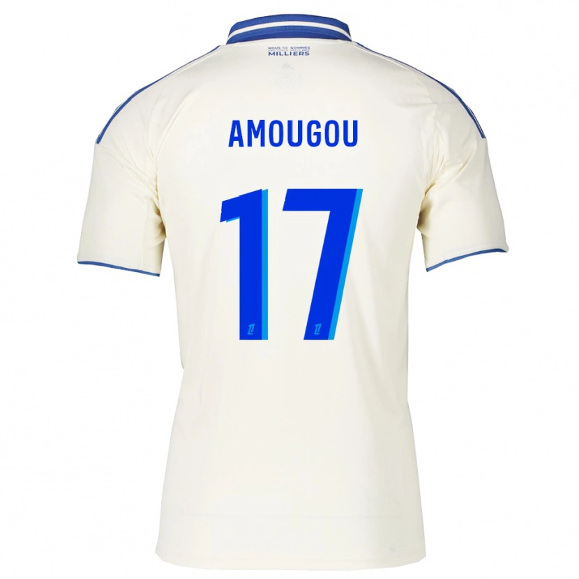 Danxen Women Mathis Amougou #17 Champagne Blue Away Jersey 2025/26 T-Shirt