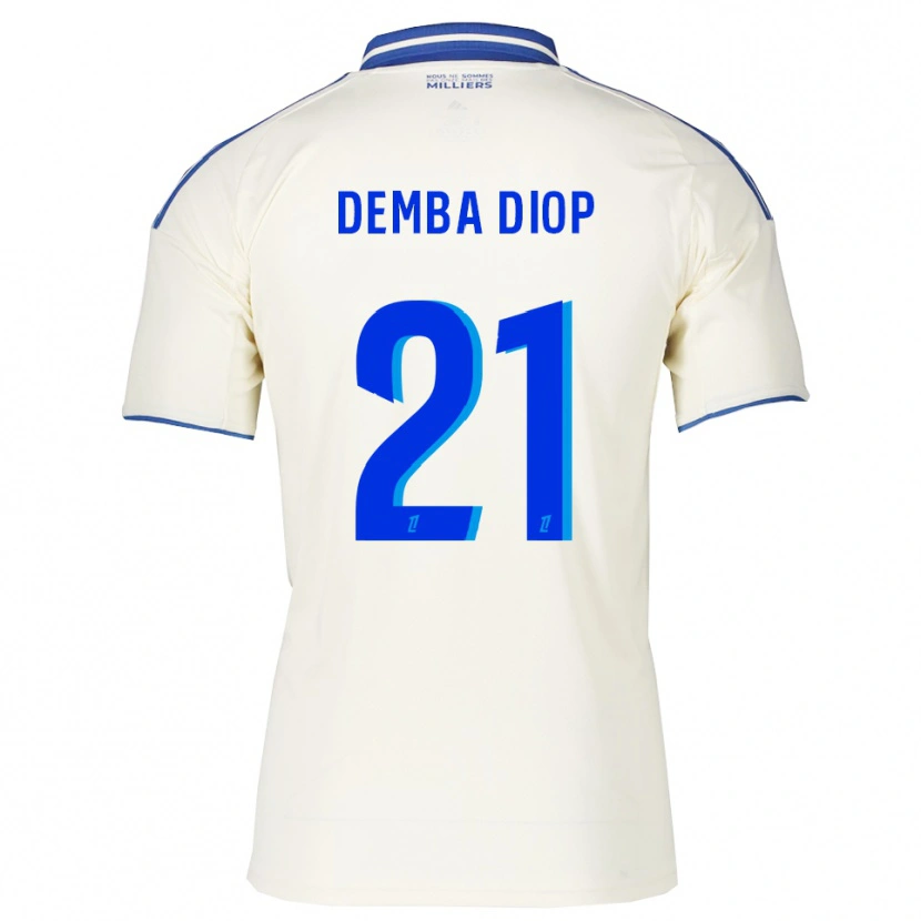 Danxen Women Pape Demba Diop #21 Champagne Blue Away Jersey 2025/26 T-Shirt