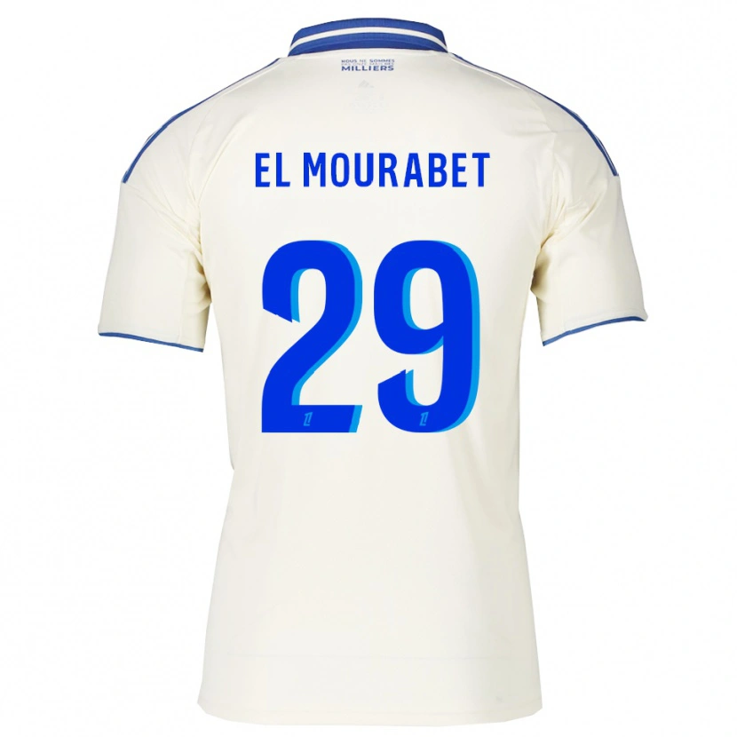Danxen Women Samir El Mourabet #29 Champagne Blue Away Jersey 2025/26 T-Shirt