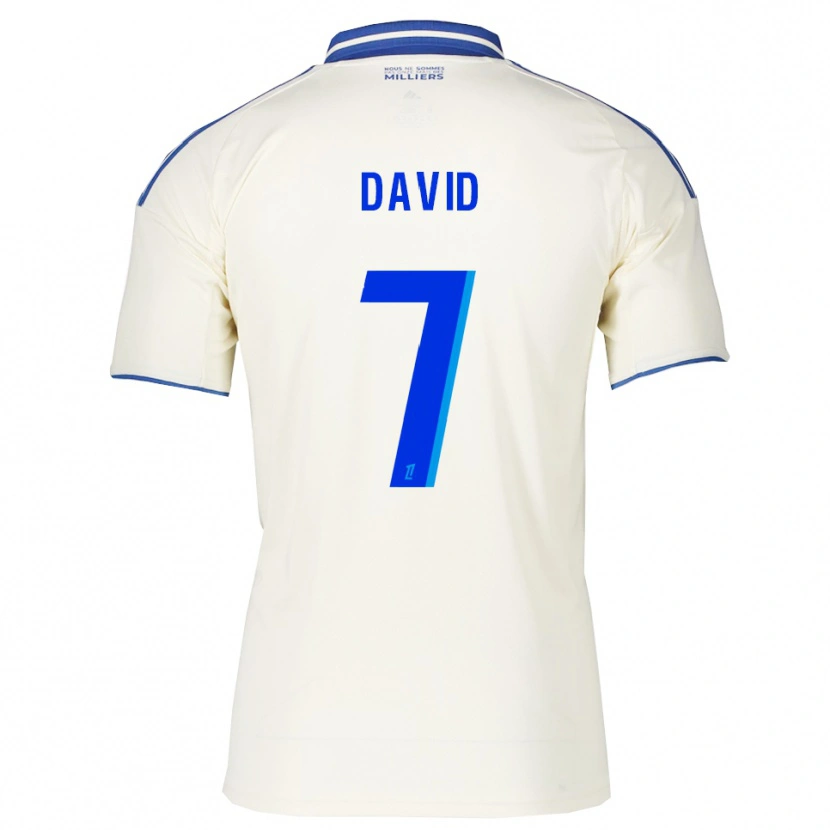 Danxen Women David Kaiki #7 Champagne Blue Away Jersey 2025/26 T-Shirt