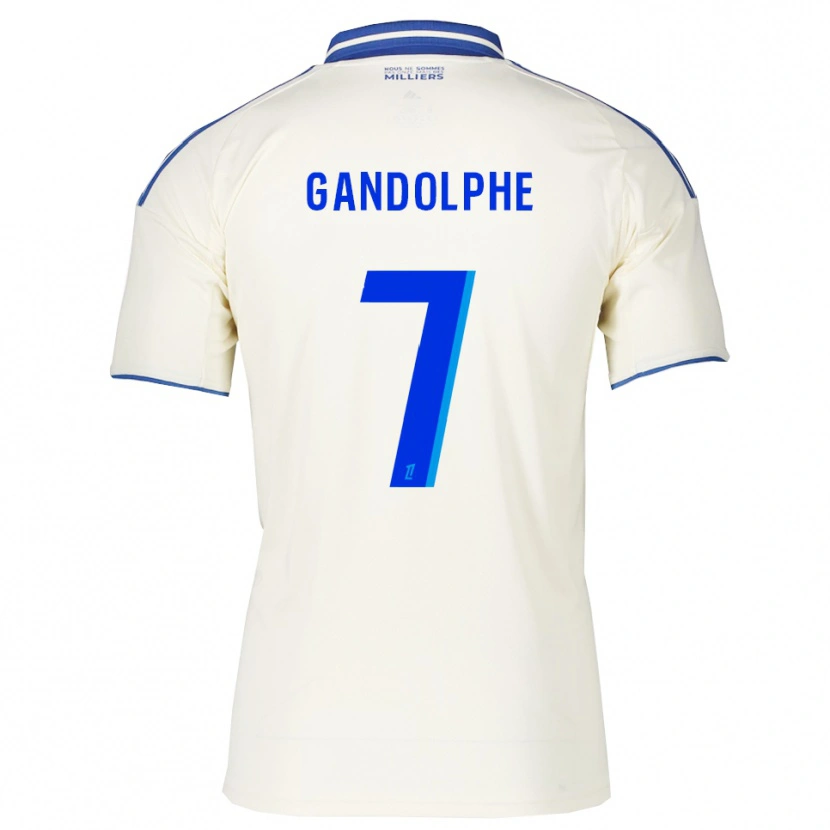 Danxen Women Adrien Gandolphe #7 Champagne Blue Away Jersey 2025/26 T-Shirt