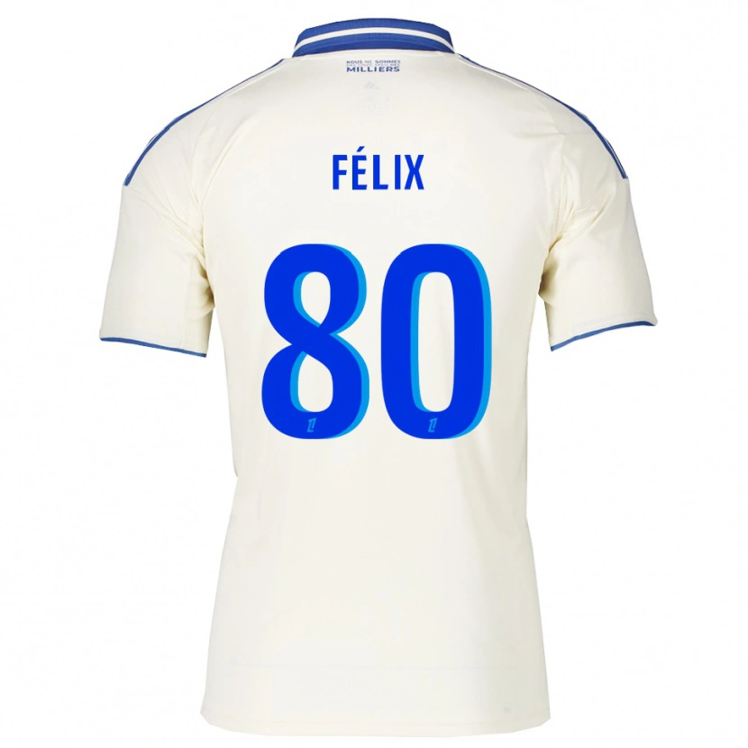 Danxen Women Félix Lemaréchal #80 Champagne Blue Away Jersey 2025/26 T-Shirt