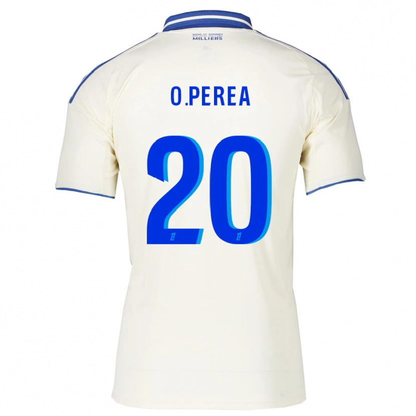 Danxen Women Óscar Perea #20 Champagne Blue Away Jersey 2025/26 T-Shirt