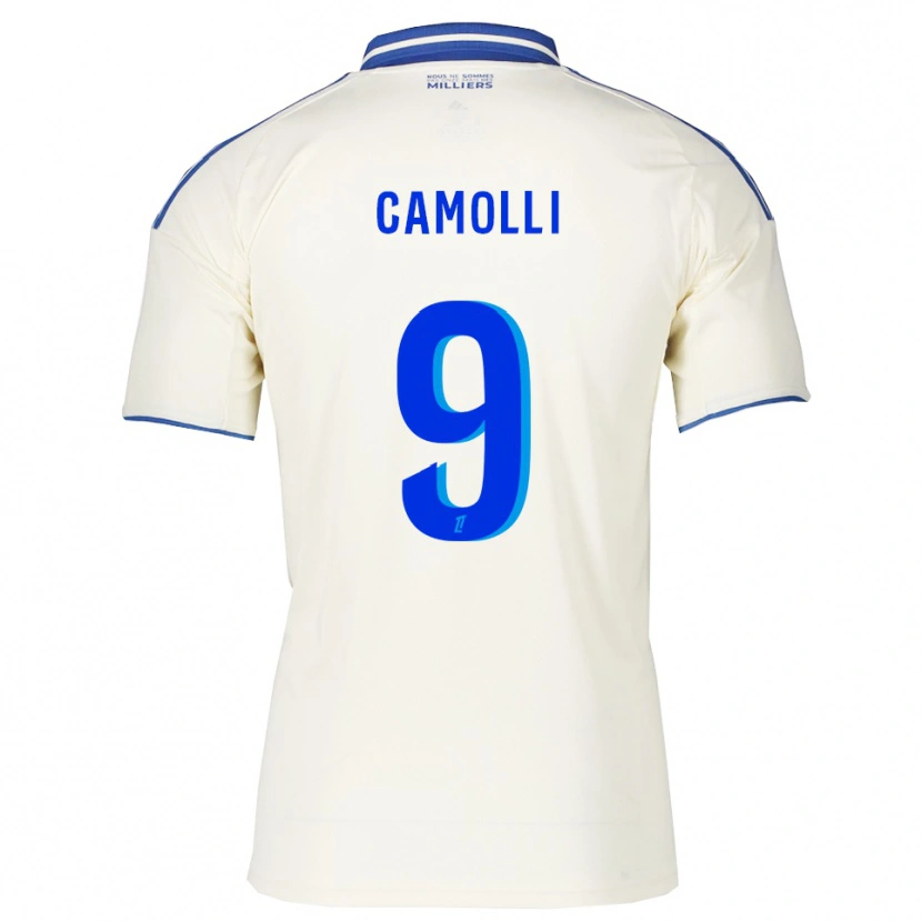 Danxen Women Benjamin Camolli #9 Champagne Blue Away Jersey 2025/26 T-Shirt