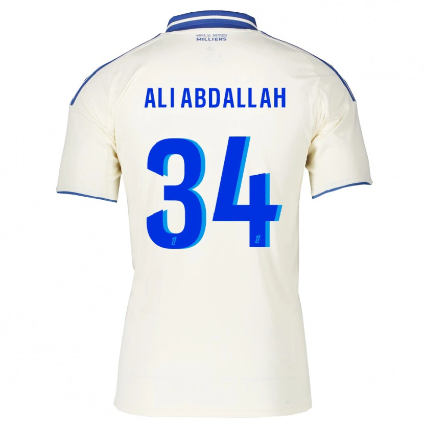 Danxen Women Aboubacar Ali Abdallah #34 Champagne Blue Away Jersey 2025/26 T-Shirt