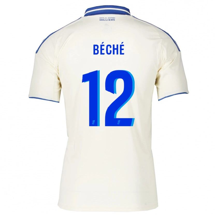 Danxen Women Amandine Béché #12 Champagne Blue Away Jersey 2025/26 T-Shirt