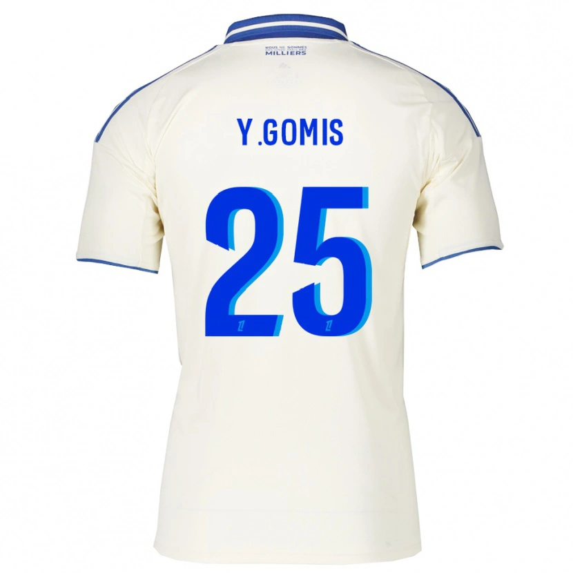 Danxen Women Yoni Gomis #25 Champagne Blue Away Jersey 2025/26 T-Shirt
