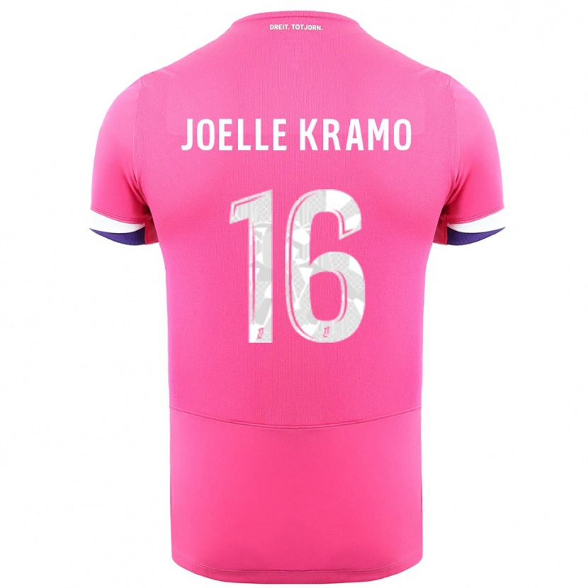 Danxen Women Marie Joelle Kramo #16 Pink White Away Jersey 2025/26 T-Shirt