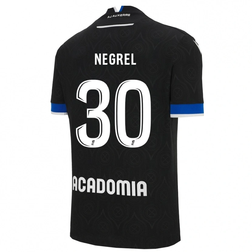 Danxen Women Tom Negrel #30 Black White Away Jersey 2025/26 T-Shirt