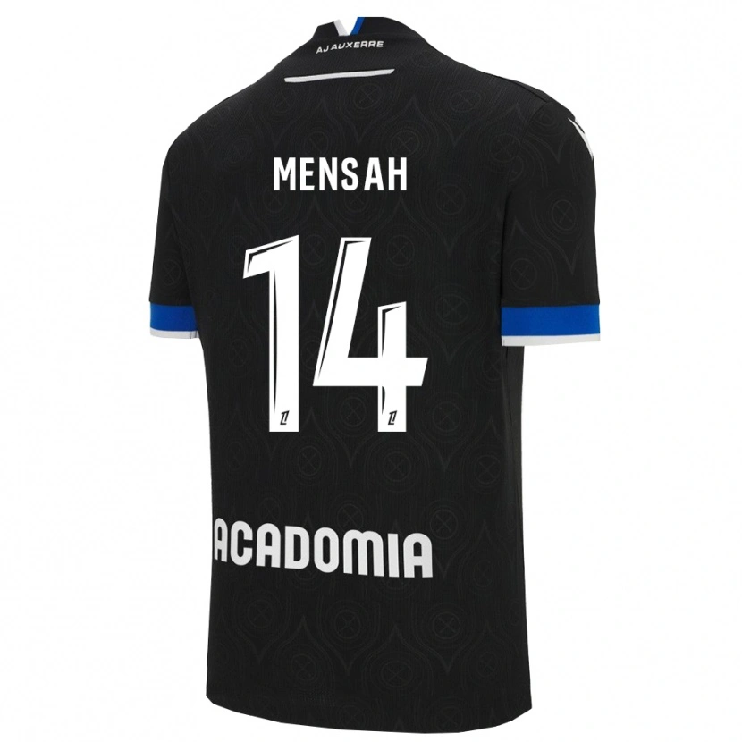 Danxen Women Gideon Mensah #14 Black White Away Jersey 2025/26 T-Shirt