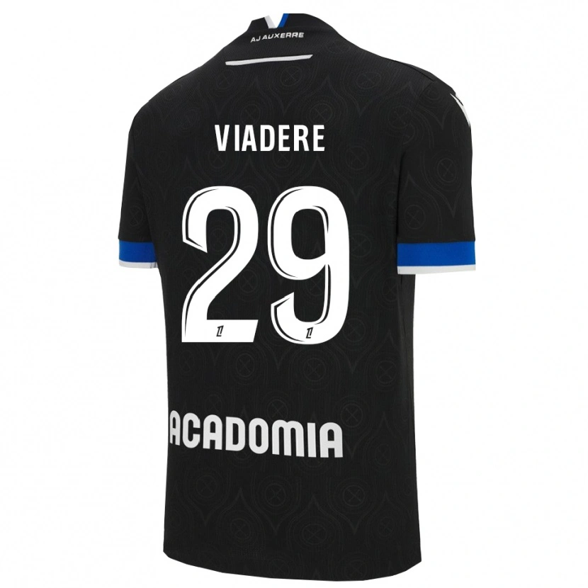 Danxen Women Ben Viadere #29 Black White Away Jersey 2025/26 T-Shirt