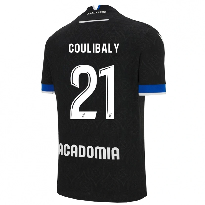 Danxen Women Lasso Coulibaly #21 Black White Away Jersey 2025/26 T-Shirt