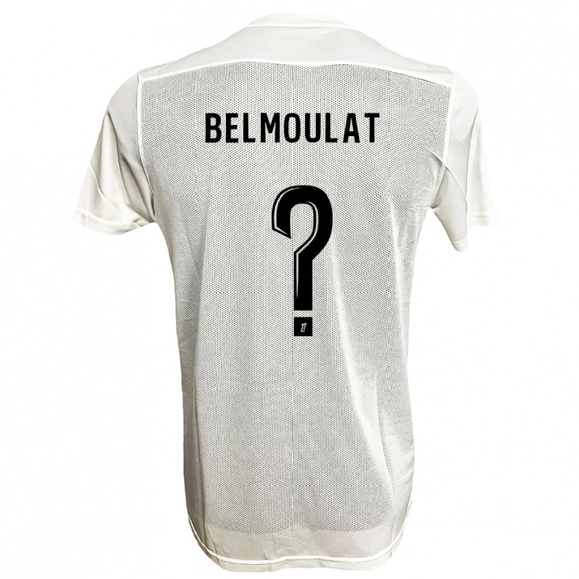 Danxen Women Zinédine Belmoulat #0 Black White Away Jersey 2025/26 T-Shirt