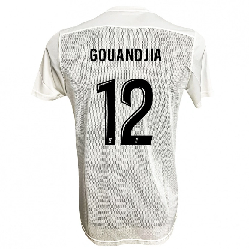 Danxen Women Brady Gouandjia #12 Black White Away Jersey 2025/26 T-Shirt