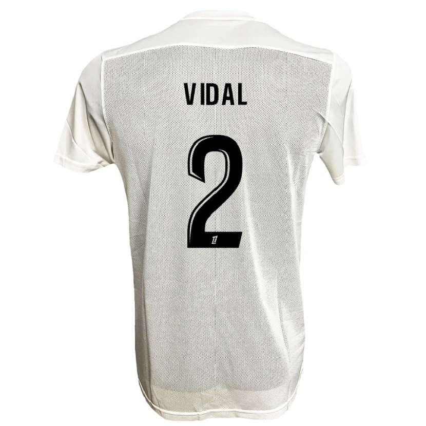Danxen Women Abdaiyaan Vidal #2 Black White Away Jersey 2025/26 T-Shirt