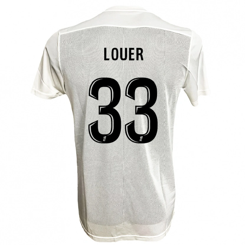 Danxen Women Marius Louër #33 Black White Away Jersey 2025/26 T-Shirt