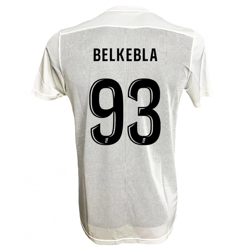Danxen Women Haris Belkebla #93 Black White Away Jersey 2025/26 T-Shirt