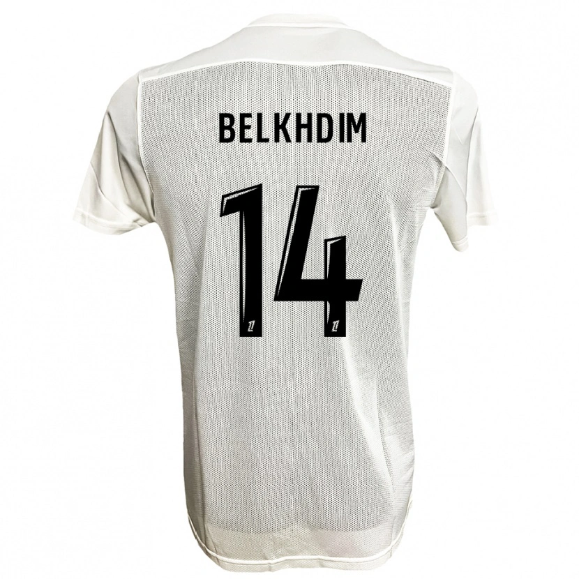 Danxen Women Yassin Belkhdim #14 Black White Away Jersey 2025/26 T-Shirt